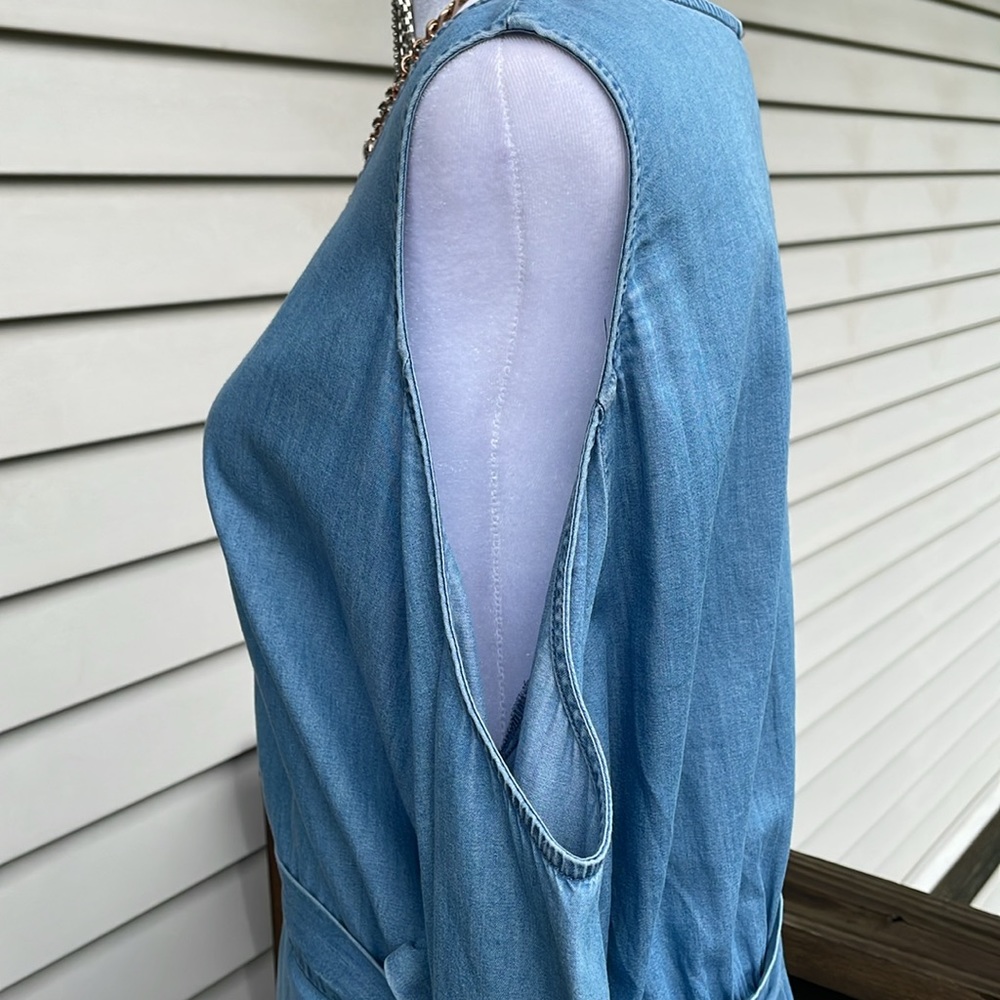 Cute Denim Dress by Express - Picture 7 of 16